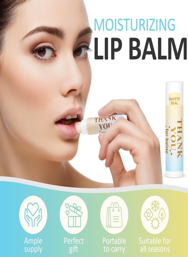 DMSKY Appreciation Gifts 60 Pcs Lip Balm Bulk, Staff Appreciation Gifts Bulk Thank You Gifts Bulk for Coworkers Teacher Worker Employee Leaving Farewell Gifts - Image 5